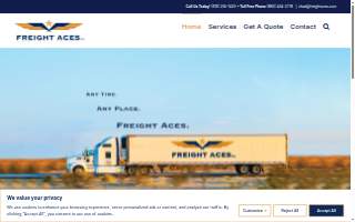 Freight Aces, Inc. website