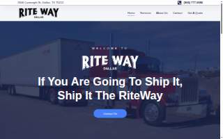 Riteway Trucking of Dallas website