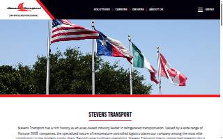 Stevens Transport website