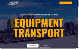 Equipment Transport website