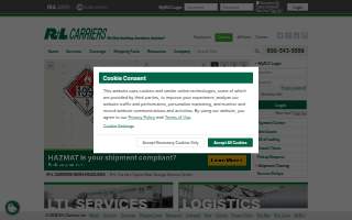 R+L Carriers of Albuquerque website