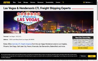 Estes Express Lines of Las Vegas website