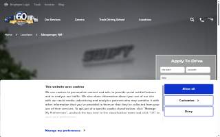 Swift Transportation - Albuquerque Terminal website