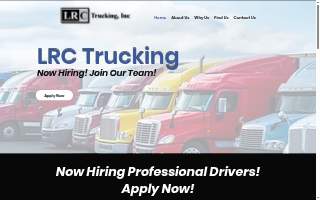 LRC Trucking website
