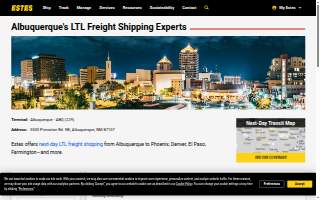 Estes Express Lines of Albuquerque website
