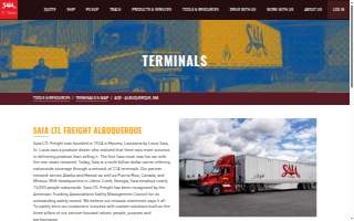 Saia LTL Freight of Albuquerque website