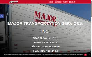 Major Transportation website