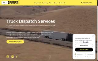 Resolute Logistics website