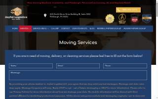 Joyful Logistics LLC website