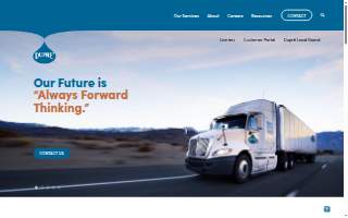 Dupre Logistics website