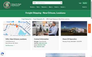Old Dominion Freight Line of New Orleans website