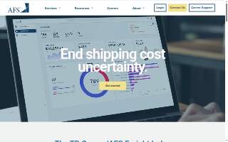 AFS Logistics of New Orleans website