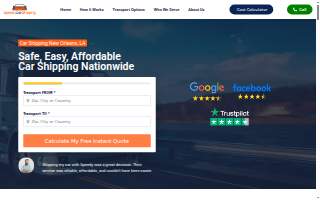 Speedy Car Shipping website