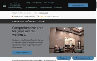 Downtown Dental Jax website
