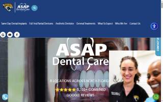 ASAP Dental Care website