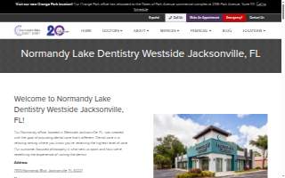 Normandy Lake Dentistry - Jacksonville, FL (Westside) website