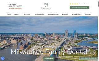 Milwaukee Family Dental website
