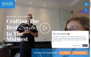 Major Dental Clinics of Milwaukee website