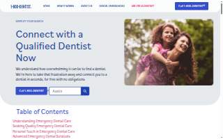1800 Emergency Dentist 24 Hour Milwaukee website