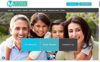 A Caring Dental Group website