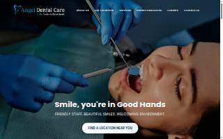 Angel Dental Care of Cleveland website