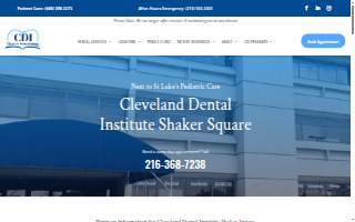 Cleveland Dental Institute - Shaker Blvd website