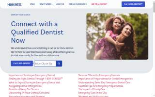 1800 Emergency Dentist Cleveland 24 Hour website