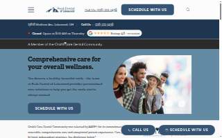 Peak Dental of Lakewood website
