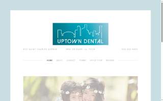 Uptown Dental website