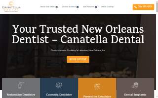 Canatella Dental of New Orleans: Todd Canatella, D.D.S. website