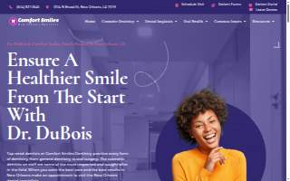 Comfort Smiles Dentistry website