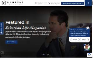 Marrone Law Firm, LLC website