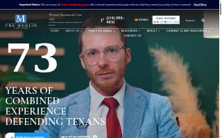 The Medlin Law Firm of Dallas website