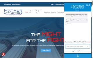 Mathur Law Offices, P.C. website