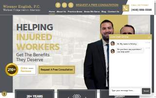 Wiesner English, P.C. website