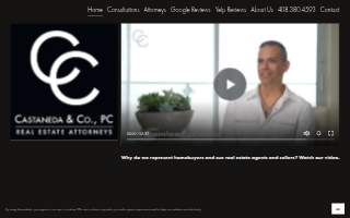 Castaneda & Co., PC, Real Estate Attorneys website