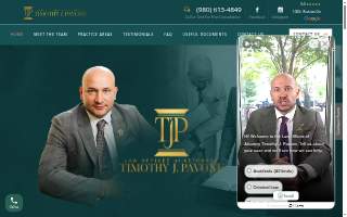 The Law Offices of Attorney Timothy J. Pavone, PLLC website