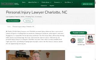 The Law Offices of Jason E. Taylor website