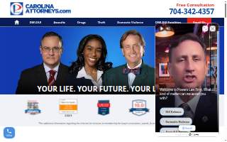 Powers Law Firm PA website