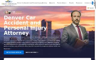 Denver Car Accident Attorneys - Law Firm of Jeremy Rosenthal website