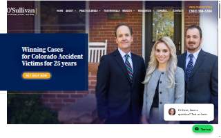 The O'Sullivan Law Firm website