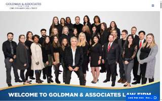 Goldman & Associates Law Firm website