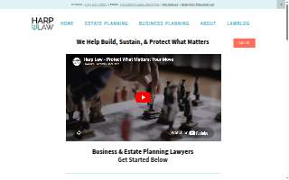 Harp Law website