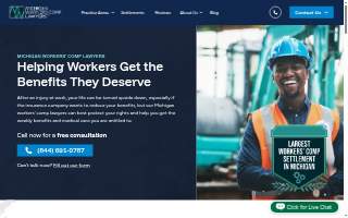 Michigan Workers Comp Lawyers website