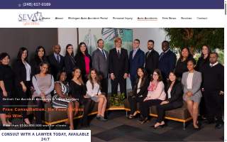 Seva Law Firm website