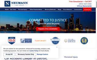 Neumann Law Group Accident Lawyers website
