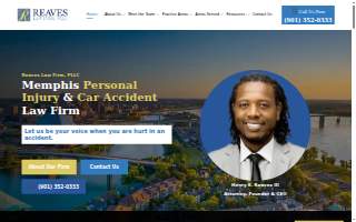Reaves Law Firm, PLLC website