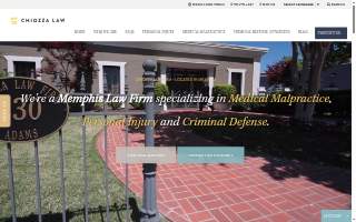 Chiozza Law Firm website