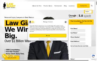 Law Giant Injury Lawyers website