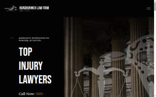 Roadrunner Law Firm of Albuquerque website